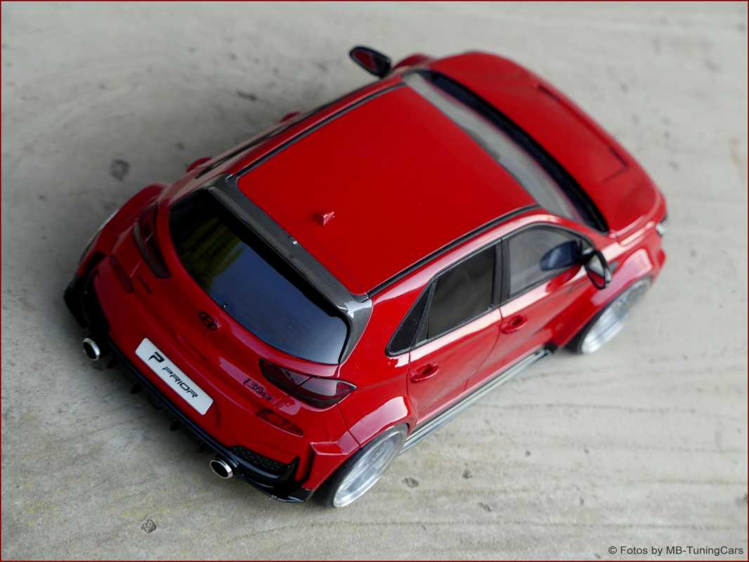 1:18 Hyundai I30 N Prior Rot Edition mit 3tlg.Alufelgen inkl.OVP